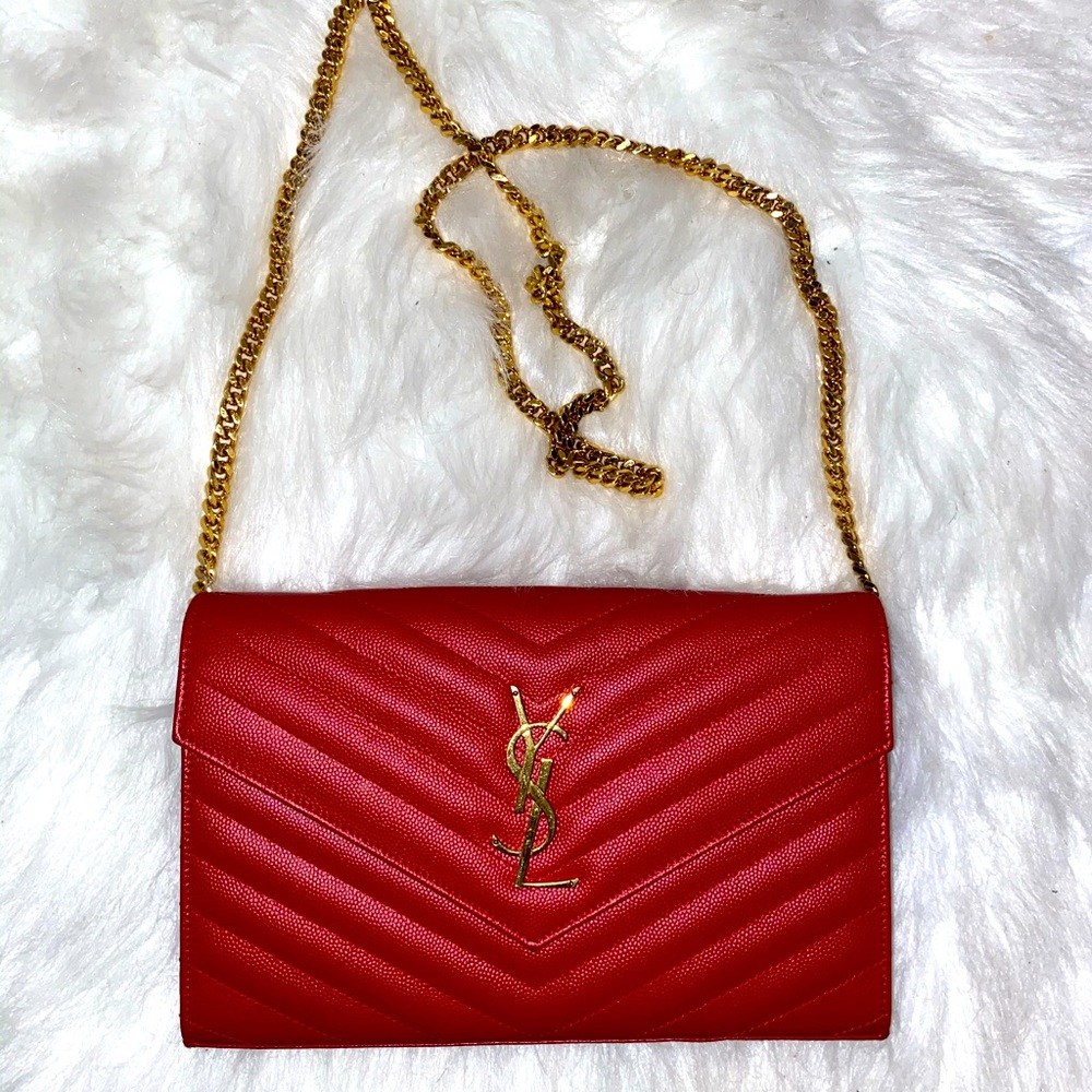 Saint Laurent envelope wallet bag